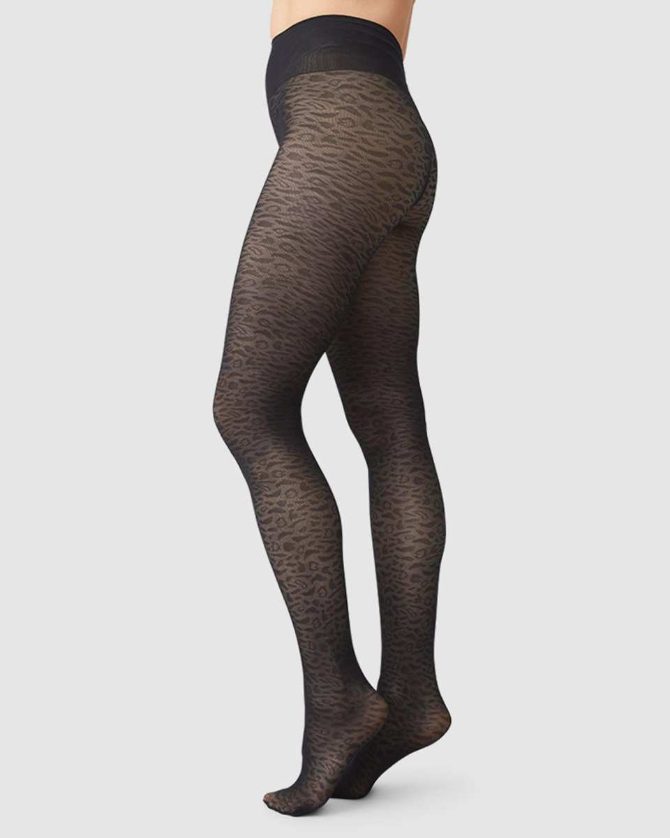 Emma Leopard Tights